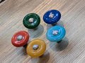Round bright color resin drawer handles/Green, blue, red and yellow cabinet pull/Round resin door knob/Primary colour drawer knob/MCM