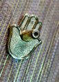 Mystic gold hand shaped door handle/Quirky brass cabinet pull/Gold Drawer Handle/Unique door Knob/ furniture hardware/Vanity cabinet handle