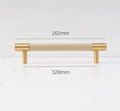 Black or White Leather and Brass cabinet handle/Leather drawer pull/Monochrome door handle/Leather door knob/Leather handle/Leather hardware