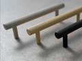 Matte Gold, silver or black knurled drawer pull handles/metal cabinet handles/brass drawer handle/cabinet door handle/DIY kitchen hardware