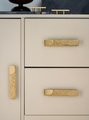 Gold brass sunray design rectangle bar handles/Gold sun ray drawer pull/kitchen cabinet handles/Brass door handles/Gold furniture hardware