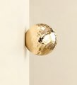 Shiny hammered brass ball drawer knob/textured gold ball cabinet pull/shiny gold ball drawer handle/brass furniture hardware/round gold knob