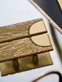Gold brass sunray design rectangle bar handles/Gold sun ray drawer pull/kitchen cabinet handles/Brass door handles/Gold furniture hardware