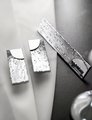 Silver sunray design rectangle bar handles/Chrome sun ray drawer pull/kitchen cabinet handles/Brass door handles/Silver furniture hardware
