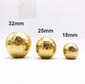Shiny hammered brass ball drawer knob/textured gold ball cabinet pull/shiny gold ball drawer handle/brass furniture hardware/round gold knob