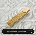 Gold brass sunray design rectangle bar handles/Gold sun ray drawer pull/kitchen cabinet handles/Brass door handles/Gold furniture hardware
