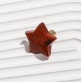 Star shaped crystal drawer handle/Decorative crystal and brass drawer pull/Gemstone door handle/Crystal hardware/Stone cabinet handle