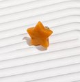 Star shaped crystal drawer handle/Decorative crystal and brass drawer pull/Gemstone door handle/Crystal hardware/Stone cabinet handle