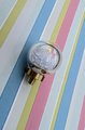 Mid century modern clear crystal cabinet pull/Transparent oval shaped door knob/crystal furniture hardware/vintage style egg shaped handle