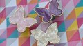 Pearly butterfly drawer handle/Pink Butterfly cabinet pull/Nursery decor/Nursery door knobs/IKEA hack door pull/Childrens door handle