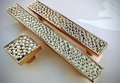 Glittery gold textured brass cabinet bar handle/Shiny solid brass drawer pull/textured gold brass door handle/Gold brass furniture hardware