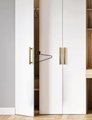 Glittery gold textured brass cabinet bar handle/Shiny solid brass drawer pull/textured gold brass door handle/Gold brass furniture hardware