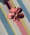 Pink enamel and faux pearl cherry blossom cabinet handle/Pink flower drawer pull/Pink and gold bloom door knob/bedroom furniture hardware