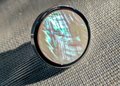 Silver Iridescent Pearl Shell Drawer Pull/Abalone Pearl Cabinet Pull/Mother of Pearl Door handle/MOP door knob/Silver furniture hardware