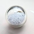 Mid century modern clear crystal cabinet pull/Transparent oval shaped door knob/crystal furniture hardware/vintage style egg shaped handle
