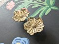 Beautiful gold brass cherry blossom cabinet handle/Brass flower shaped drawer pull/Gold brass bloom door knob/bedroom furniture hardware