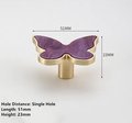 Pearly butterfly drawer handle/Pink Butterfly cabinet pull/Nursery decor/Nursery door knobs/IKEA hack door pull/Childrens door handle