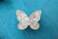 Pearly butterfly drawer handle/Pink Butterfly cabinet pull/Nursery decor/Nursery door knobs/IKEA hack door pull/Childrens door handle