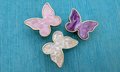 Pearly butterfly drawer handle/Pink Butterfly cabinet pull/Nursery decor/Nursery door knobs/IKEA hack door pull/Childrens door handle