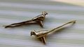 Bird of Paradise Cabinet Pull/Gold Brass Bird Door Handle/Bird shaped drawer handle/gold furniture hardware/Long Tailed Bird Cabinet Handle