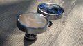 Silver Iridescent Pearl Shell Drawer Pull/Abalone Pearl Cabinet Pull/Mother of Pearl Door handle/MOP door knob/Silver furniture hardware