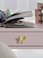 Gold brass butterfly cabinet handle/Realistic butterfly cabinet pull/Butterfly door handle/Gold butterfly door knob/Brass furniture hardware
