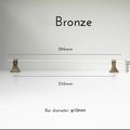 Aged brass and clear lucite cabinet bar pull handle/Acrylic drawer handle/lucite furniture hardware/brass transparent resin cabinet handle