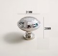 Silver hammered cabinet bar handle with feet/Shiny silver drawer pull/textured metal door handle/brass furniture hardware/kitchen hardware
