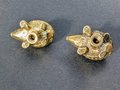 Gold or Bronze hedgehog cabinet handle/Hedgehog door handle/Hedgehog drawer knob/Woodland themed handle/Brass furniture hardware