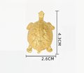 Gold or Bronze Tortoise drawer handle/Brass Tortoise door knob/Tortoise cabinet pull/Brass furniture hardware/Animal shaped drawer knob