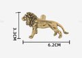 Lion shaped brasscdoor knob/Gold Lion drawer pull/Bronze Lion wardrobe door handle/Novelty drawer pull/unique cabinet handle/Brass hardware