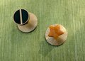 Gold brass round backplates for drawer handles/Brass circular back plates for cabinet pulls/Gold round door handle backplate/Backplate