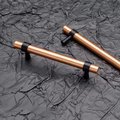 Rose Gold and Black cabinet bar handles/copper and black drawer pull/kitchen hardware/renovation project door handle/rose gold cabinet pulls