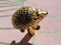 Gold or Bronze hedgehog cabinet handle/Hedgehog door handle/Hedgehog drawer knob/Woodland themed handle/Brass furniture hardware