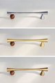 Black bar handles with gold brass ball decoration/cabinet handles/modern hardware/gold drawer pulls/cabinet pulls/furniture door handles