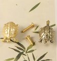Gold or Bronze Tortoise drawer handle/Brass Tortoise door knob/Tortoise cabinet pull/Brass furniture hardware/Animal shaped drawer knob