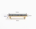 Rainbow abalone shell drawer pull/Pearl cabinet pull/Mother of pearl door handle/Iridescent Drawer handle/Pearl and brass furniture hardware