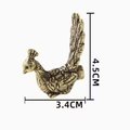 Brass Peacock Cabinet Pull/Gold Brass Peacock Door Handle/Bird shaped drawer handle/gold furniture hardware/Peafowl Cabinet Handle/Door knob