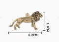 Lion shaped brasscdoor knob/Gold Lion drawer pull/Bronze Lion wardrobe door handle/Novelty drawer pull/unique cabinet handle/Brass hardware