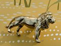 Lion shaped brasscdoor knob/Gold Lion drawer pull/Bronze Lion wardrobe door handle/Novelty drawer pull/unique cabinet handle/Brass hardware