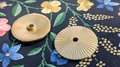 Gold brass round backplates for drawer handles/Brass circular back plates for cabinet pulls/Gold round door handle backplate/Backplate