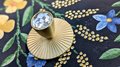 Gold brass round backplates for drawer handles/Brass circular back plates for cabinet pulls/Gold round door handle backplate/Backplate