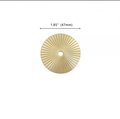 Gold brass round backplates for drawer handles/Brass circular back plates for cabinet pulls/Gold round door handle backplate/Backplate