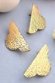 Clover shaped hammed texture drawer handle/Big Gold drawer pull/Gold Wardrobe handle/Kitchen hardware/Large cabinet handle/Gold door handle