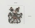 Gold or bronze octopus cabinet pull/Brass Kracken drawer knob/Octopus drawer handle/quirky furniture hardware/deep sea door knob/Fun handles