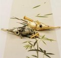 Brass Budgie Cabinet Pull/Gold Brass Budgerigar Door Handle/Bird shaped drawer handle/gold furniture hardware/Parrot Cabinet Door Knob