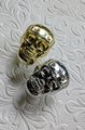 Gold or silver skull drawer handle/Skull shaped drawer pull/Gothic cabinet handle/Skull door knob/Halloween furniture hardware/Gothic core