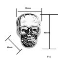 Gold or silver skull drawer handle/Skull shaped drawer pull/Gothic cabinet handle/Skull door knob/Halloween furniture hardware/Gothic core