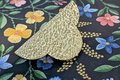 Clover shaped hammed texture drawer handle/Big Gold drawer pull/Gold Wardrobe handle/Kitchen hardware/Large cabinet handle/Gold door handle