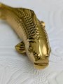 gold brass fish design Cabinet Pulls/koi carp drawer handle/gold fish Door Handle/home improvement/metal cabinet handle/gold drawer pull